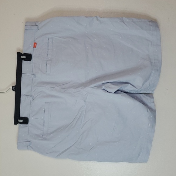 Mens Nike Standard Fit Light Blue Chino Shorts White Dots Size 42 Golf Preppy - Picture 6 of 14